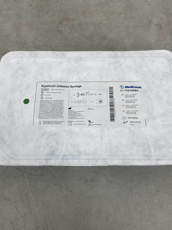 11010564 - MEDTRONIC - Kyphon Inflation Syringe Set, (EA) - ( Expiry Date: 2025-08-28 )