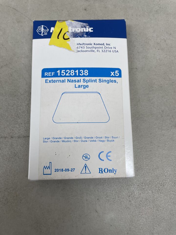 1528138 - MEDTRONIC - External Nasal Splint Singles, Large, (BX/5) - ( Expiry Date: 2099-12-31 )