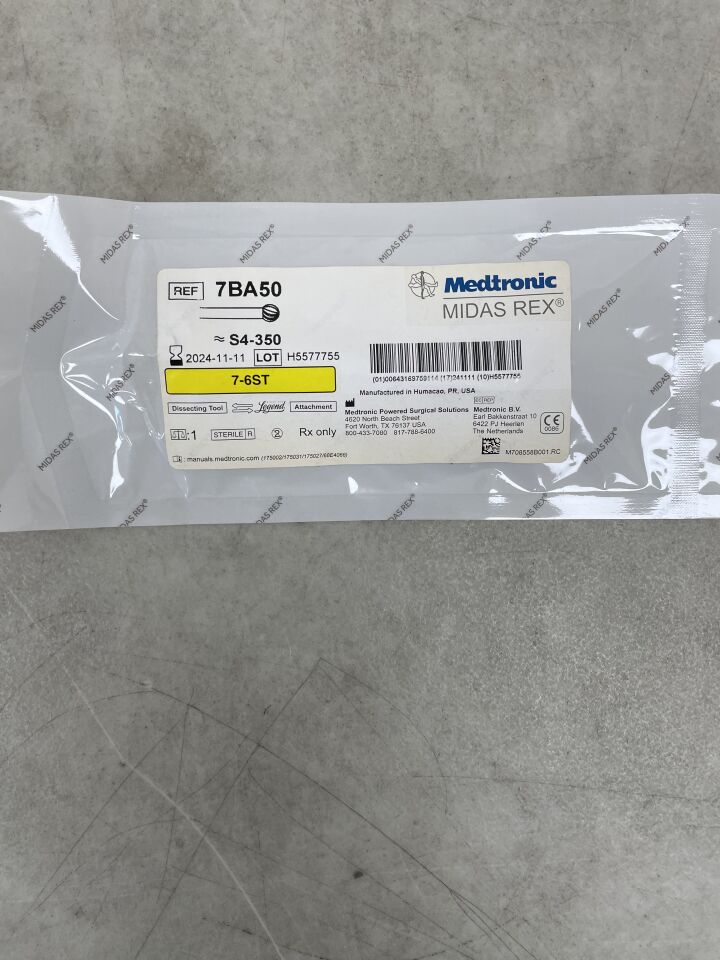 7BA50 - MEDTRONIC - Midas Rex Legend, Ball Fluted 7cm, 5mm, (EA) - ( Expiry Date: 2025-09-10 )