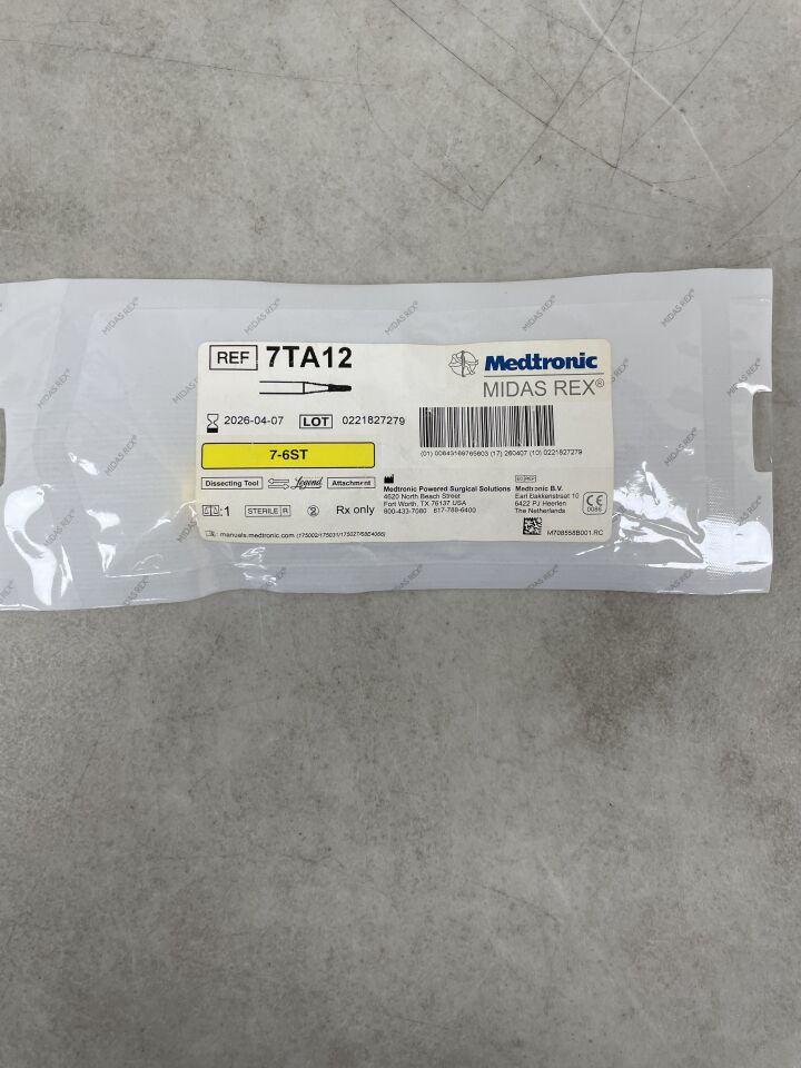 7TA12 - MEDTRONIC - Midas Rex 7-6ST Dissecting Tool, (EA) - ( Expiry Date: 2026-04-07 )