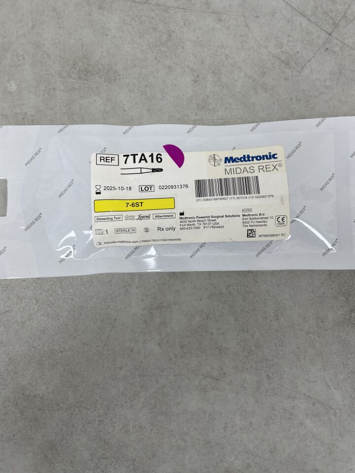 7TA16 - MEDTRONIC - Midas Rex Legend, Tapered 8cm, 1.6mm, (EA) - ( Expiry Date: 2025-10-18 )