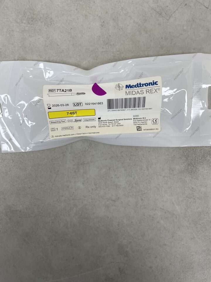 7TA21B - MEDTRONIC - Midas Rex Legend, Tapered 7cm, 2.1mm, (EA) - ( Expiry Date: 2026-03-28 )