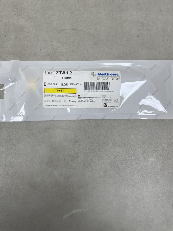 7TA12 - MEDTRONIC - Midas Rex 7-6ST Dissecting Tool, (EA) - ( Expiry Date: 2026-12-21 )