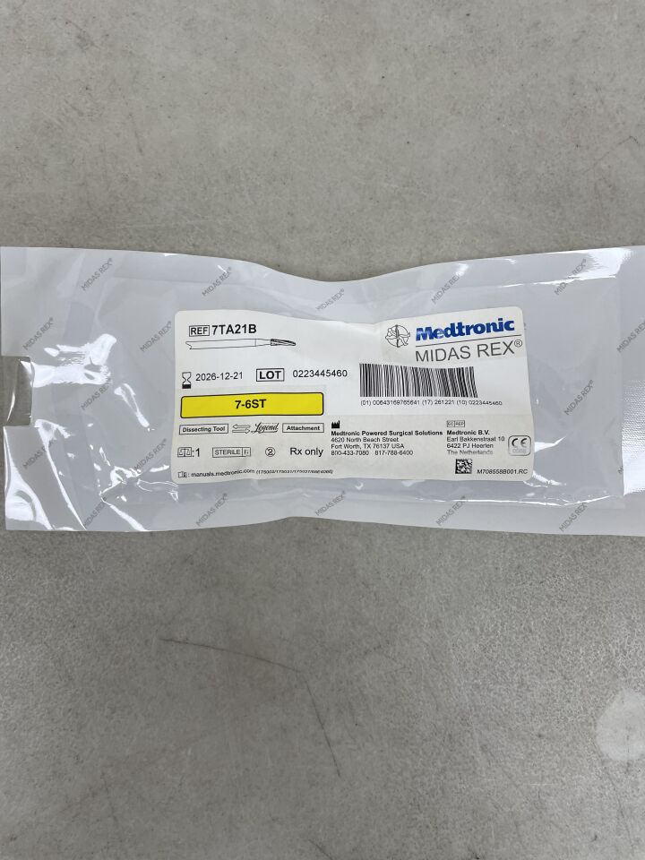 7TA21B - MEDTRONIC - Midas Rex Legend, Tapered 7cm, 2.1mm, (EA) - ( Expiry Date: 2026-12-21 )