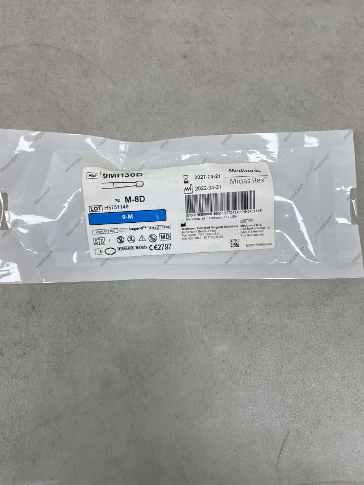 9MH30D - MEDTRONIC - Midas Rex Legend, Match Head Diamond 9cm, 3mm, (EA) - ( Expiry Date: 2027-04-21 )