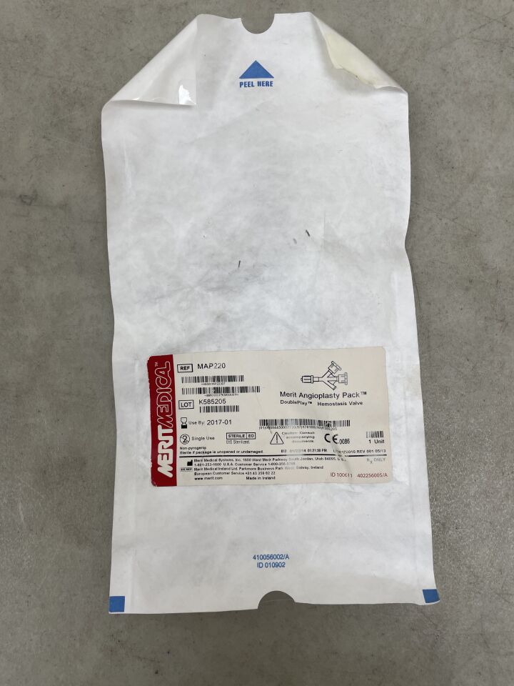 MAP220 - MERIT MEDICAL - DoublePlay Double-Y Hemostasis Valve, (EA) - ( Expiry Date: 2025-07-08 )
