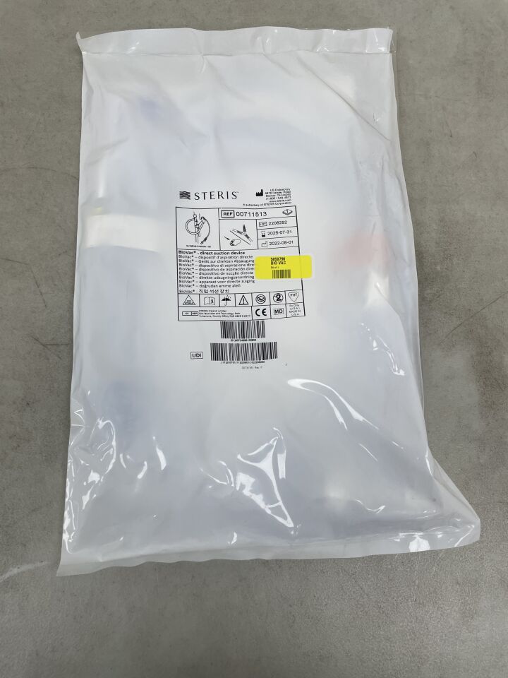 711513 - STERIS - BioVac Direct Suction Device w/Y-Port (Olympus/Fujinon), (EA) - ( Expiry Date: 2025-07-31 )