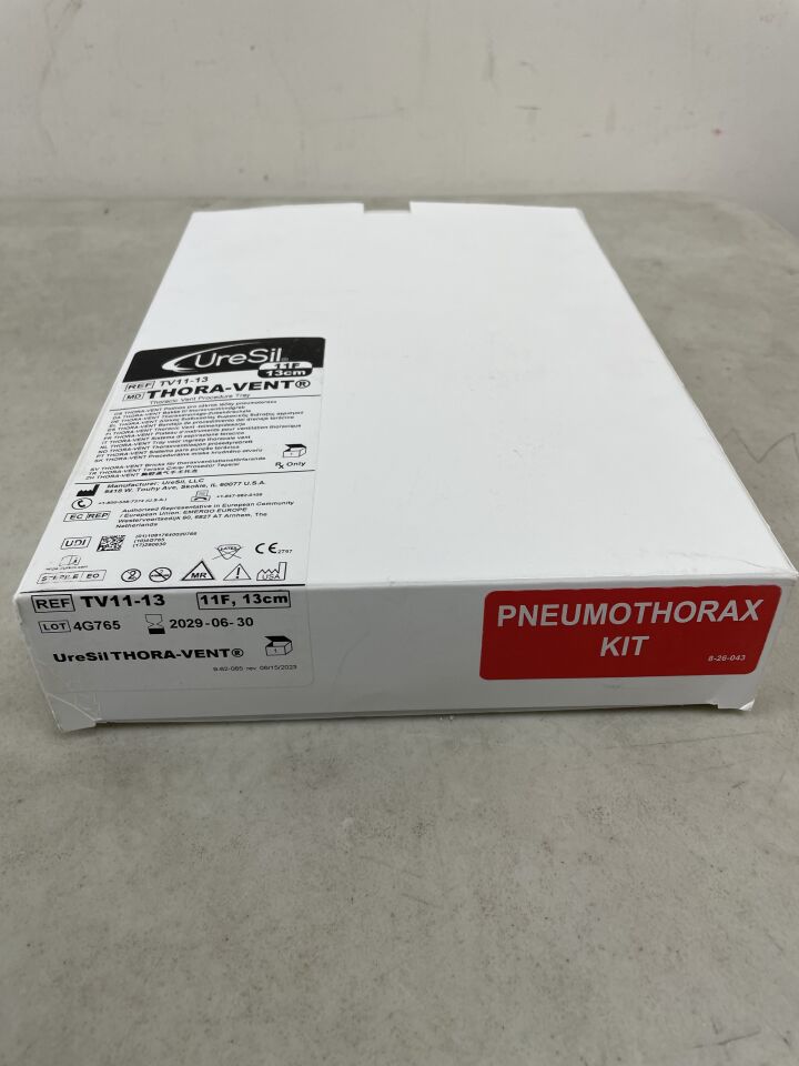 TV11-13 - URESIL - Thora-Vent Thoracic Vent Procedure Tray 11F/13cm, (BX/1) - ( Expiry Date: 2029-06-30 )