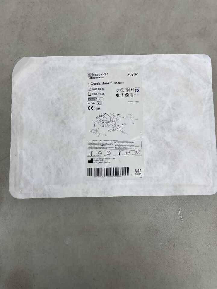 6000-390-000 - STRYKER - Cranialmask Tracker, Single-Use, (EA) - ( Expiry Date: 2025-08-08 )