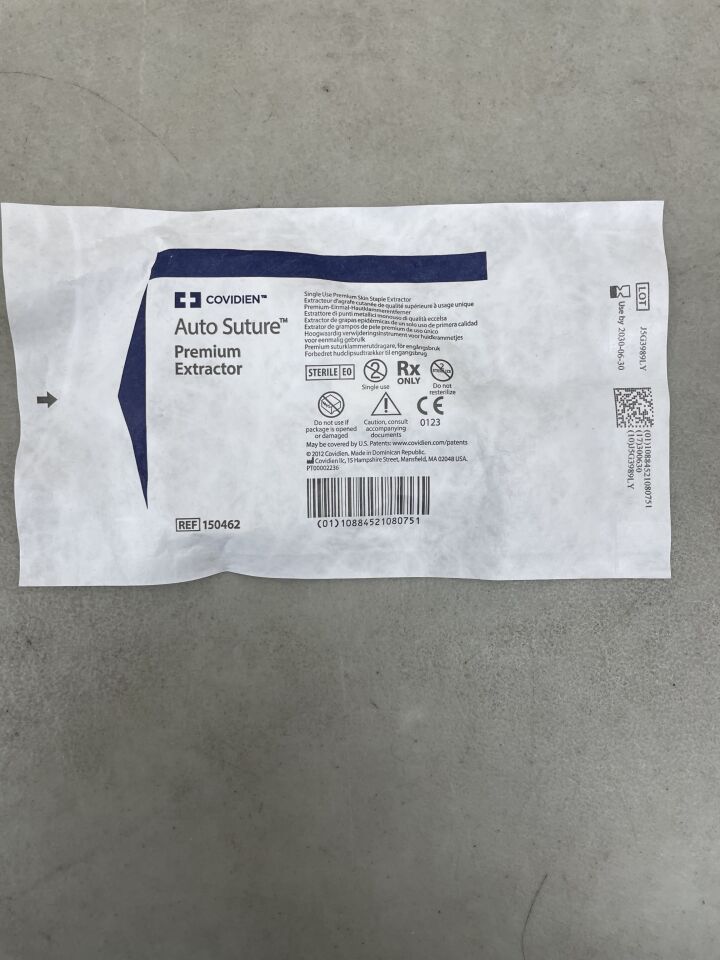 150462 - COVIDIEN - Premium Scissor Style Handle Staple Removal Kit, (EA) - ( Expiry Date: 2030-06-30 )