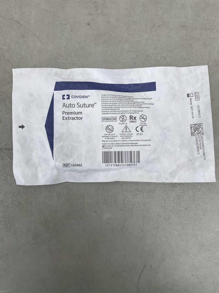 150462 - COVIDIEN - Premium Scissor Style Handle Staple Removal Kit, (EA) - ( Expiry Date: 2027-04-30 )