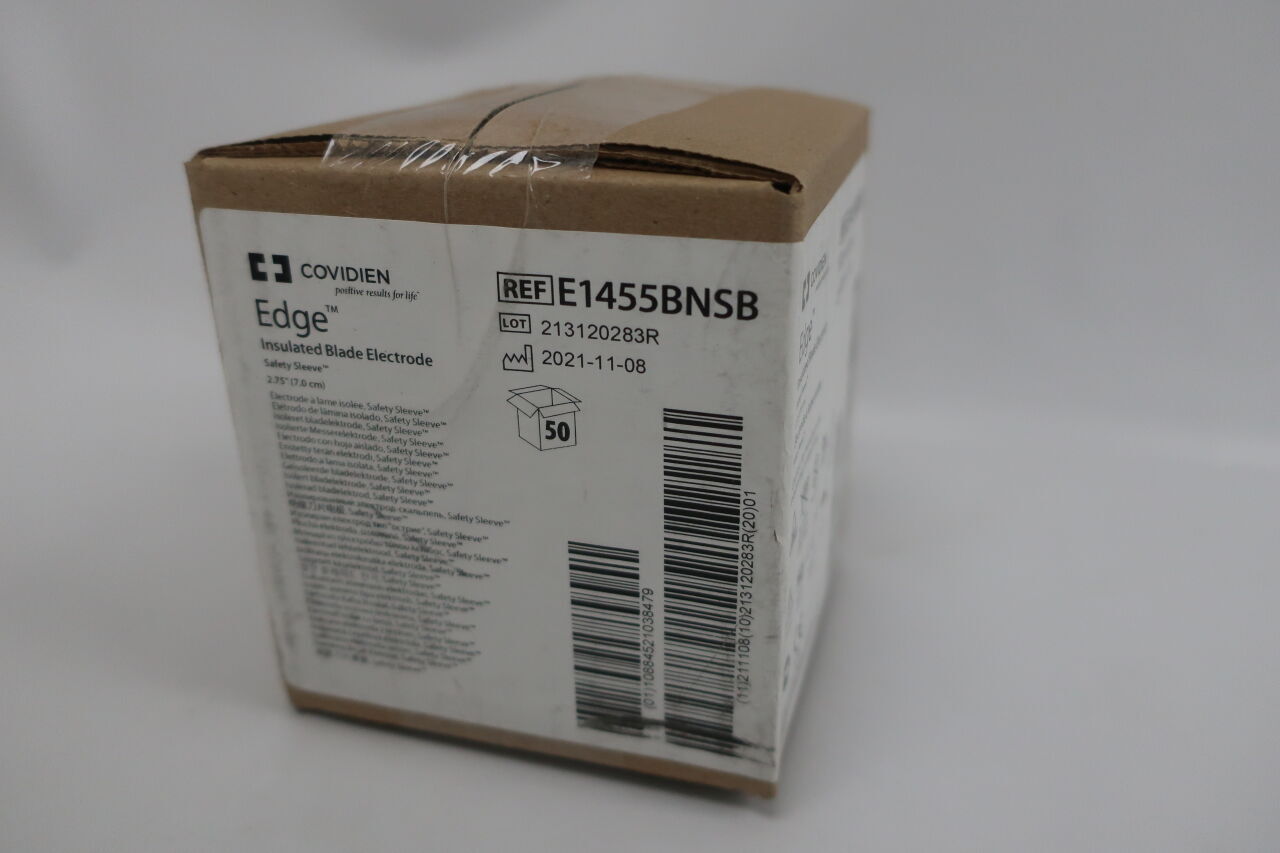 E1455BNSB - COVIDIEN - Insulated Blade Electrode Safety Sleeve(TM);Caution: For manufacturing,processing, or repacking., (box/50) - ( Expiry Date: 2999-12-31 )