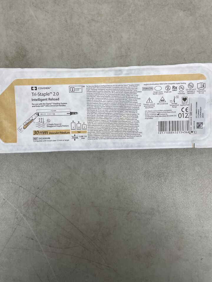 SIG30AVM - COVIDIEN - Tri-Staple 2.0 Intelligent Reload, 30mm, (EA) - ( Expiry Date: 2029-09-30 )