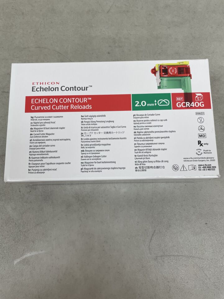 GCR40G - ETHICON - Echelon Contour Curved Sutter Reloads 2mm, (BX/6) - ( Expiry Date: 2025-08-31 )