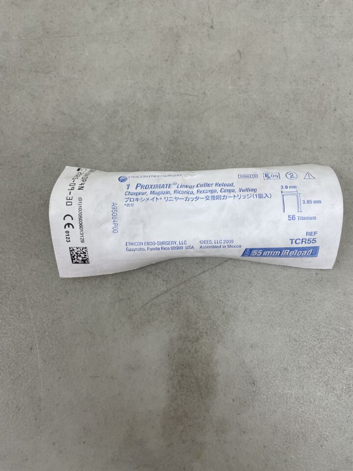 TCR55 - ETHICON - Proximate Linear Cutter Cartridge, Blue, 55 mm Size, (EA) - ( Expiry Date: 2025-09-30 )