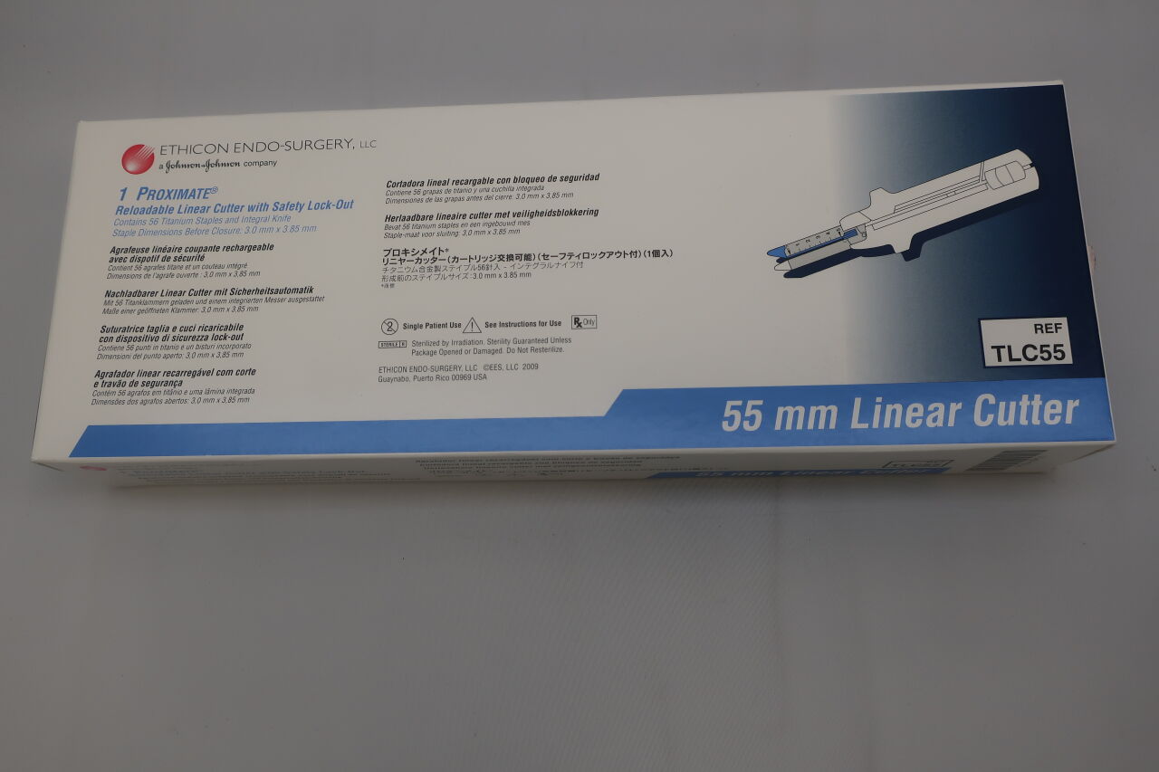TLC55 - ETHICON - Proximate Linear Cutter with Blue Reload, 55 mm Size, (BX/1) - ( Expiry Date: 2025-07-31 )