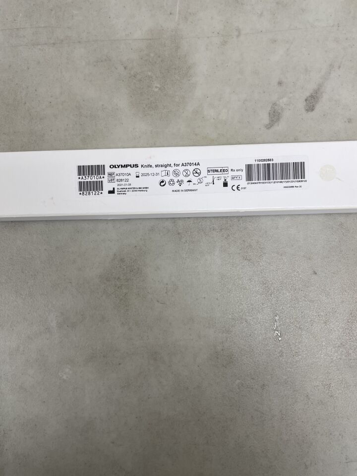 A37010A - OLYMPUS - Straight Knife for A37014A, (BX/1) - ( Expiry Date: 2025-12-31 )