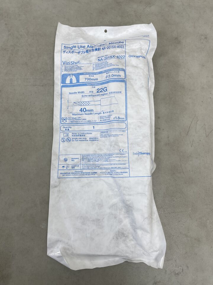 NA-201SX-4022 - OLYMPUS - Single-Use EBUS-TBNA Aspiration Needle, 22G Gauge, (EA) - ( Expiry Date: 2025-08-31 )