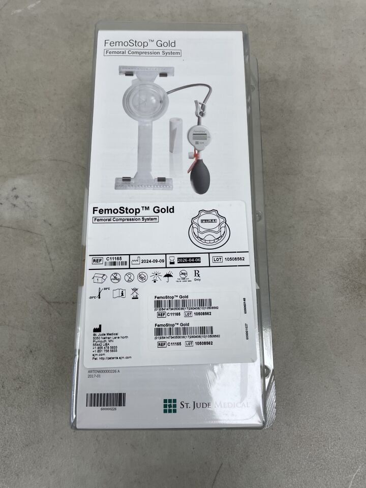 C11165 - ST JUDE MEDICAL - FemoStop Gold Compression Assist Device, (EA) - ( Expiry Date: 2026-04-06 )