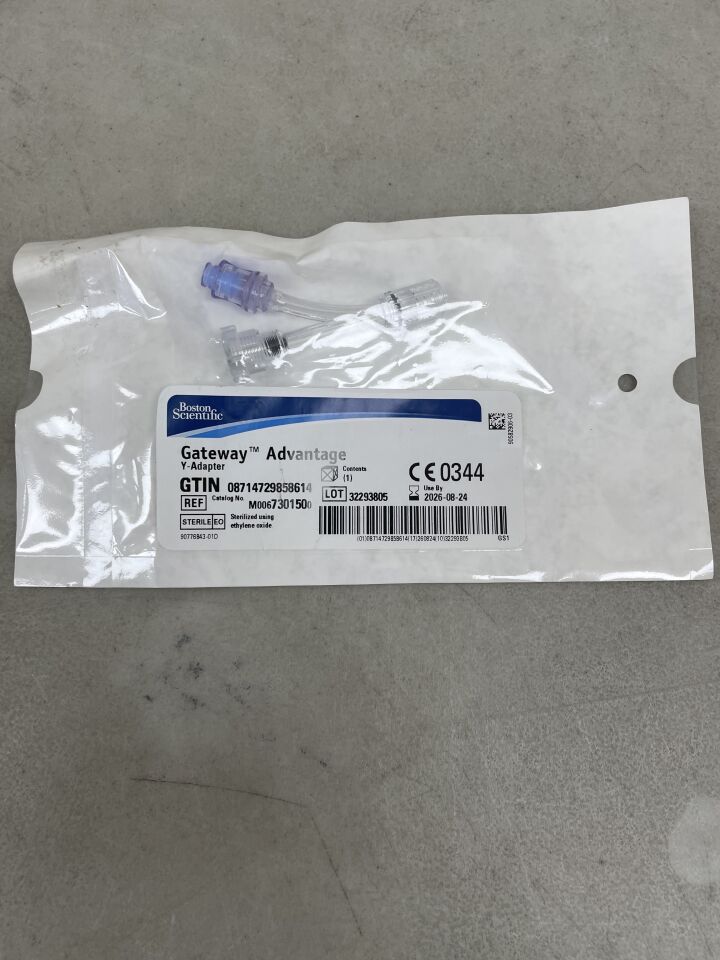730150 - BOSTON SCIENTIFIC - gateway advantage y-adapter, (EA) - ( Expiry Date: 2026-08-24 )