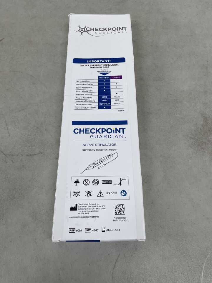 9095 - CHECKPOINT - Surgical Nerve Stimulator, (BX/1) - ( Expiry Date: 2026-07-01 )