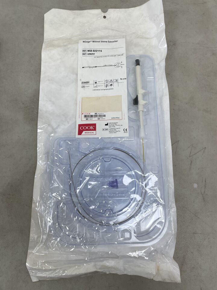 G48297 - COOK - ngage nitinol stone extractor, 2.2f x 115cm x 8mm, (EA) - ( Expiry Date: 2026-12-11 )