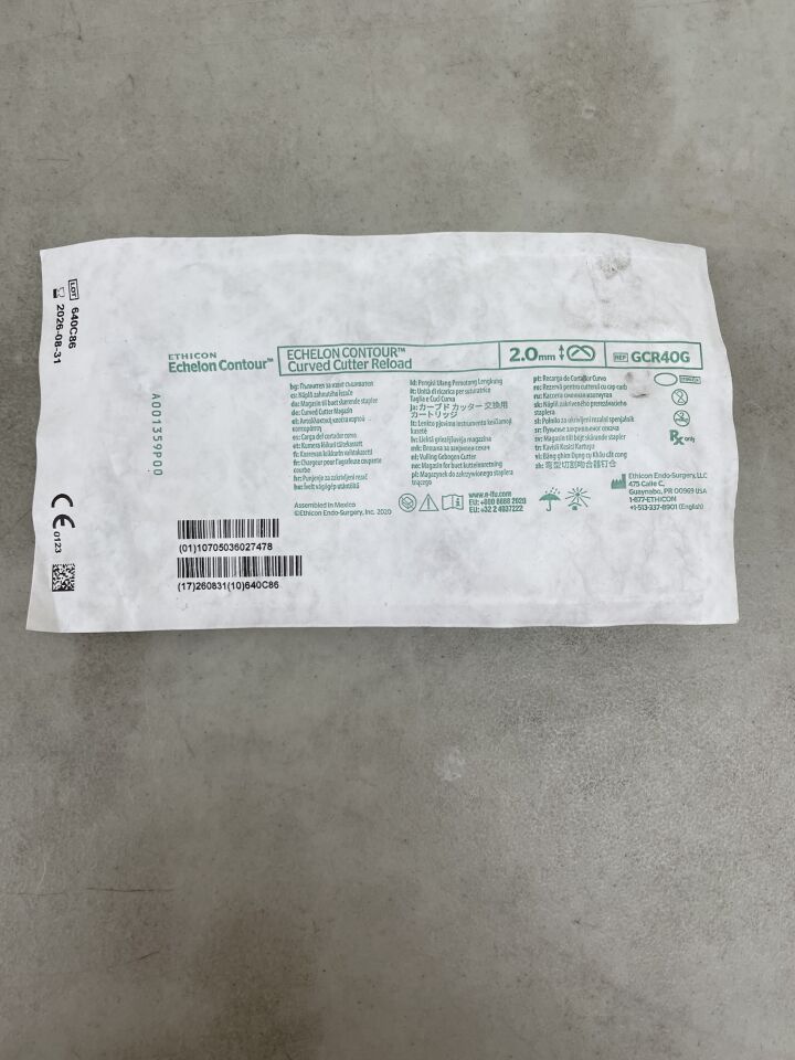 GCR40G - ETHICON - Echelon Contour Curved Sutter Reloads 2mm, (EA) - ( Expiry Date: 2026-08-31 )