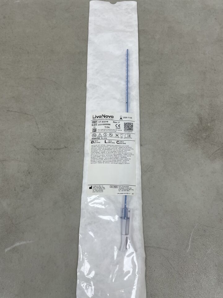 VT-63218 - LIVANOVA - Ventricular Vent Catheter - 18Fr x 14" x 1/4", (EA) - ( Expiry Date: 2026-11-05 )
