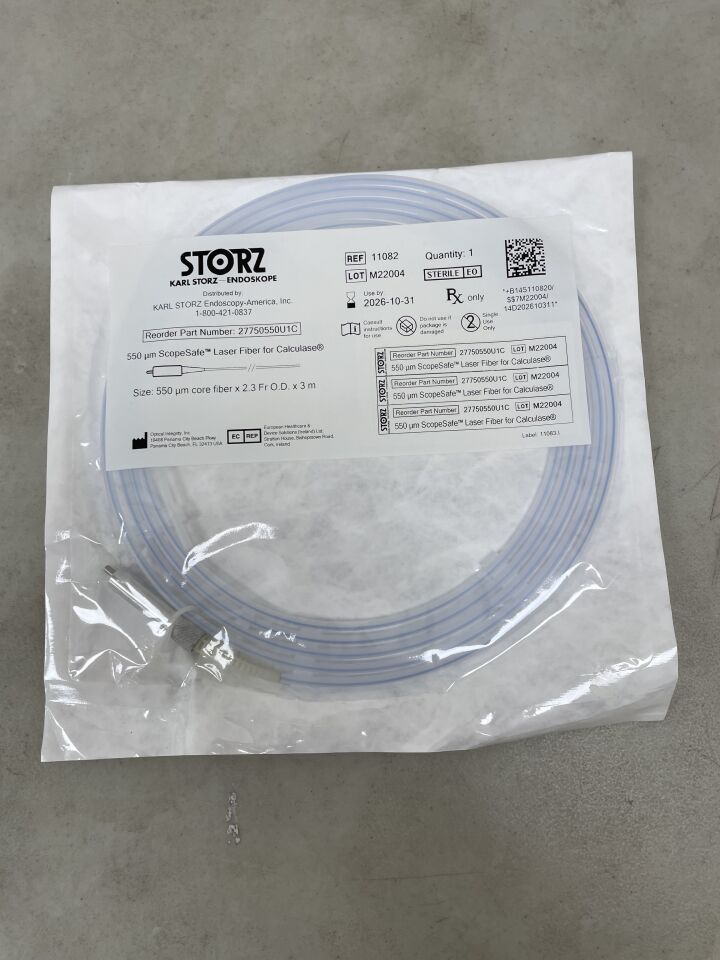 11082 - STORZ - 550µm Flex G Laser Fiber with Sheath for Calculase, (EA) - ( Expiry Date: 2026-10-31 )