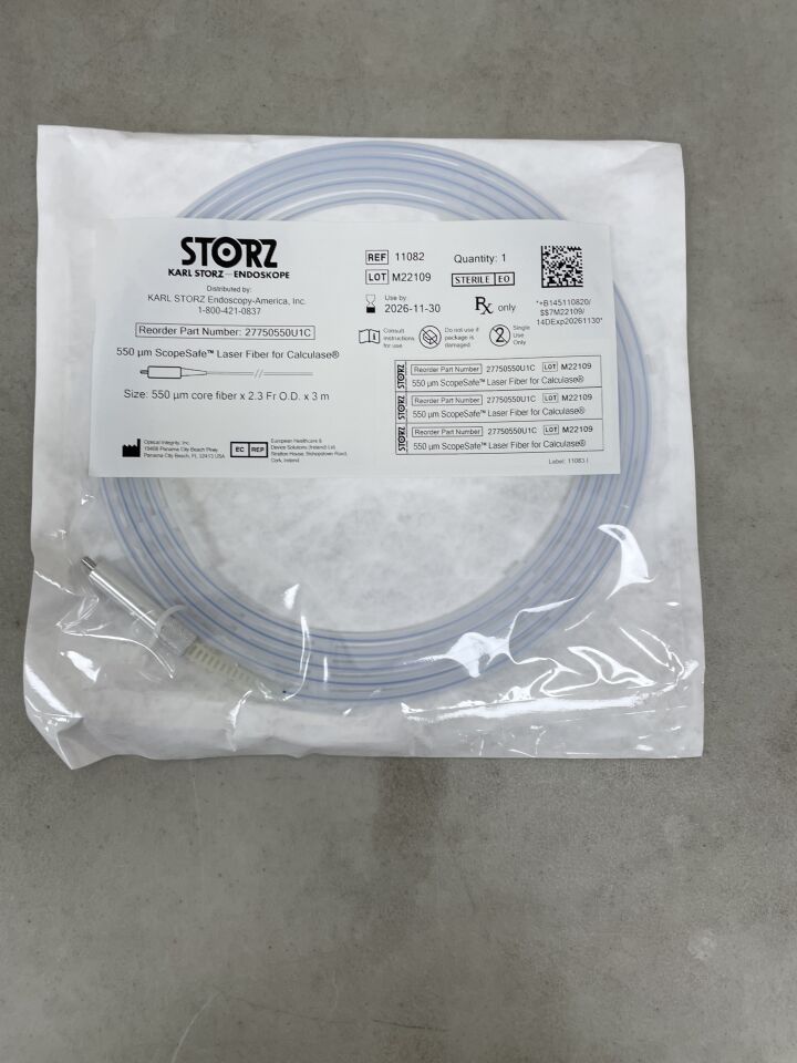 11082 - STORZ - 550µm Flex G Laser Fiber with Sheath for Calculase, (EA) - ( Expiry Date: 2026-11-30 )
