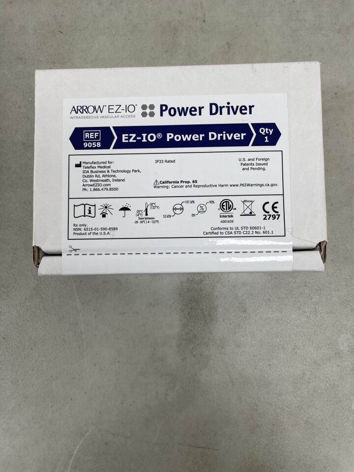 9058 - TELEFLEX - Arrow EZ-IO Intraosseous Drill Power Driver, (BX/1) - ( Expiry Date: 2099-12-31 )