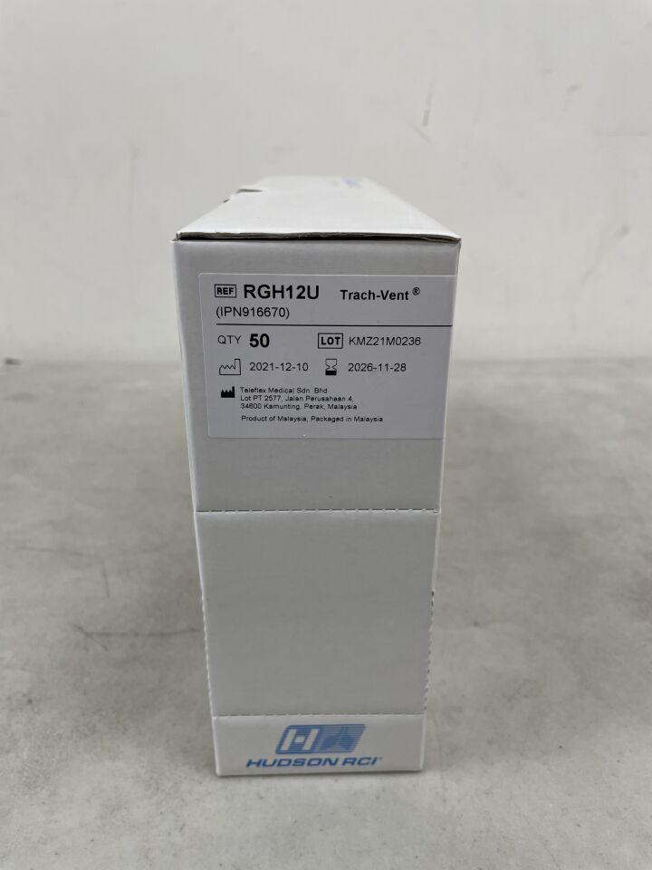 RGH12U - TELEFLEX - Heat and Moisture Exchanger-Trach Trach-Vent, (BX/50) - ( Expiry Date: 2026-11-28 )