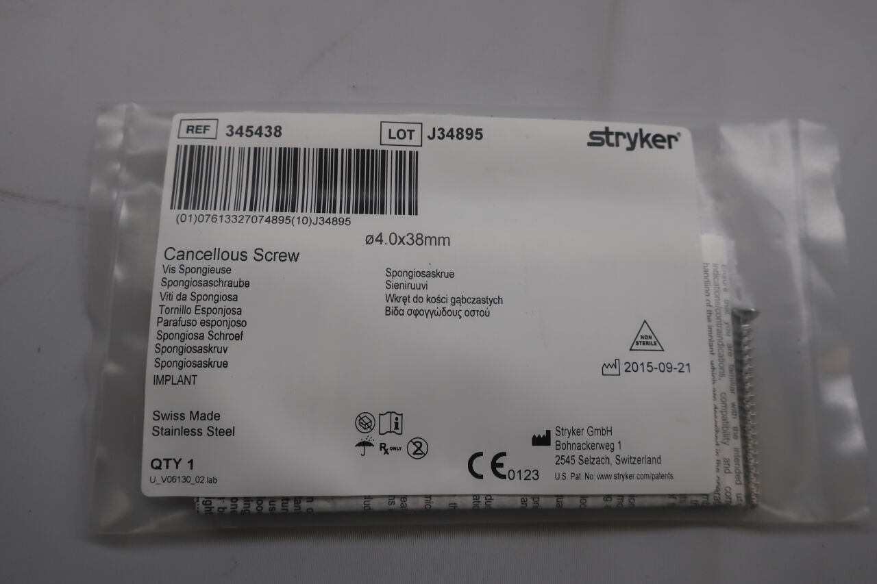 345438 - STRYKER - Cancellous Screw, (EA) - ( Expiry Date: 2099-12-31 )