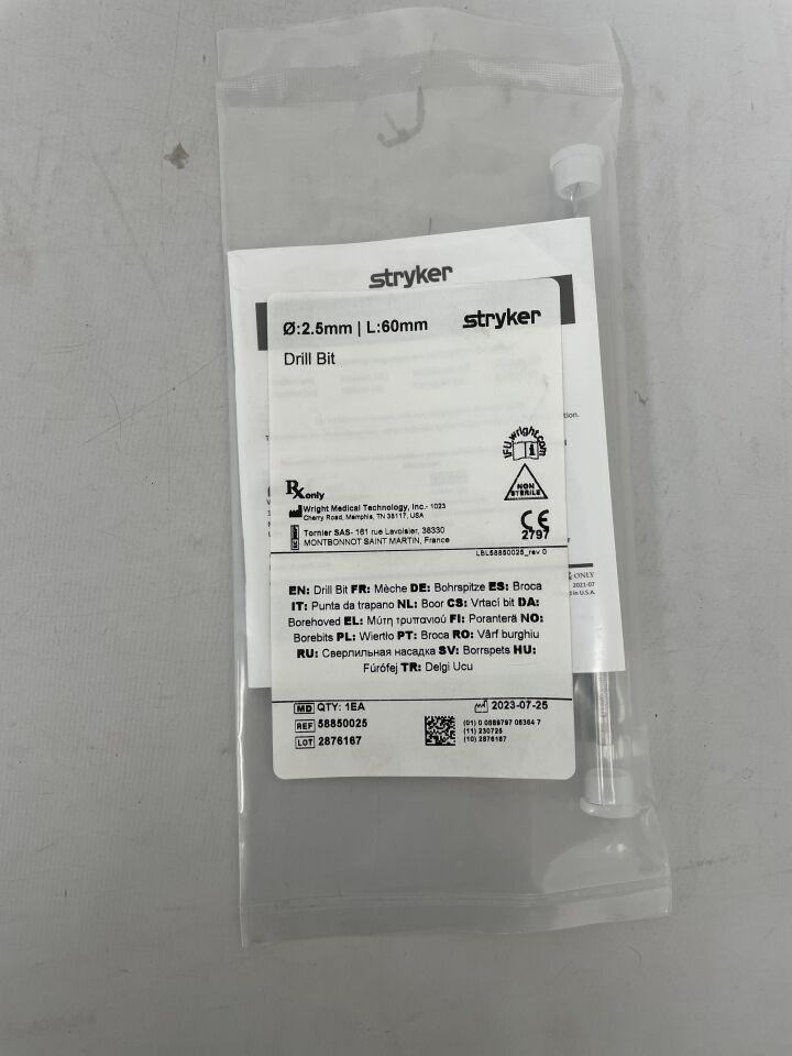 58850025REP - STRYKER - WRIGHT MEDICAL Drill Bit, (EA) - ( Expiry Date: 2099-12-31 )