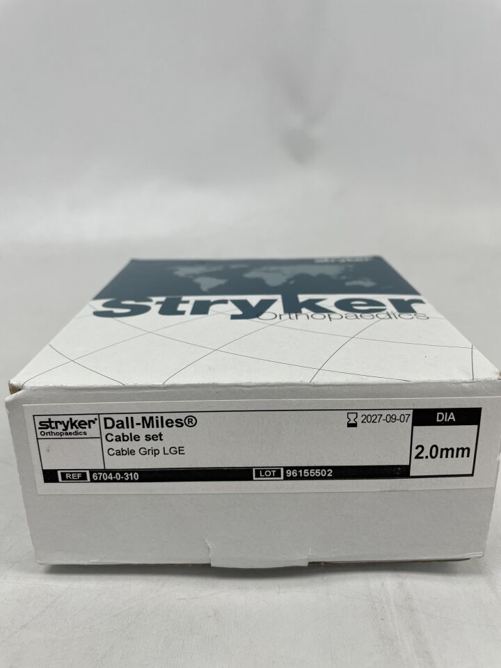 6704-0-310 - STRYKER - dall-miles 2.0mm cable grip set, large, (BX/1) - ( Expiry Date: 2027-09-07 )