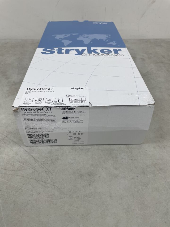 897005 - STRYKER - HydroSet XT Injectable HA Bone Cement 5cc, (BX/1) - ( Expiry Date: 2026-08-27 )
