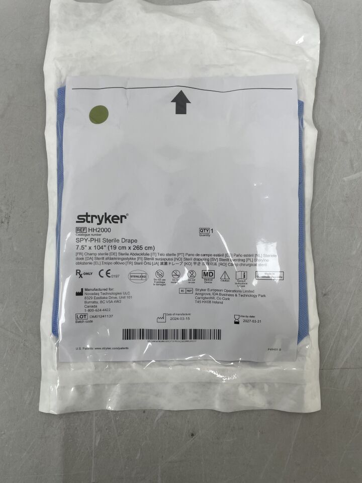HH2000 - STRYKER - SPY-PHI Drape 7.5inch x 104inch, (EA) - ( Expiry Date: 2027-03-31 )