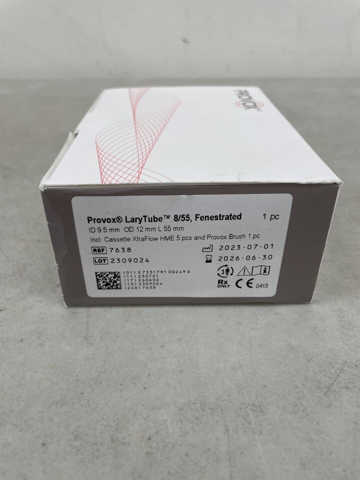 7638 - ATOS MEDICAL - Provox LaryTube, 8/55, Fenestrated, (BX/1) - ( Expiry Date: 2026-06-30 )