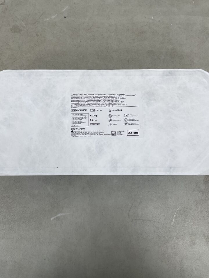 AD750-KE25 - COOPER SURGICAL - Advincula Delineator Uterine Manipulator, 2.5 cm Ultem Koh-Efficient, () - ( Expiry Date: 2026-02-06 )