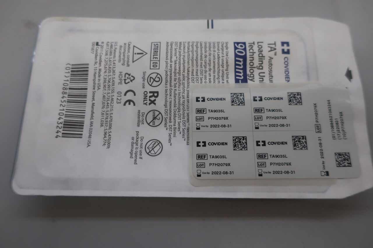 TA9035L - COVIDIEN - TA Autosuture Loading Unit with DST Series Technology, 90-3.5mm, Reload, (EA) - ( Expiry Date: 2026-03-31 )
