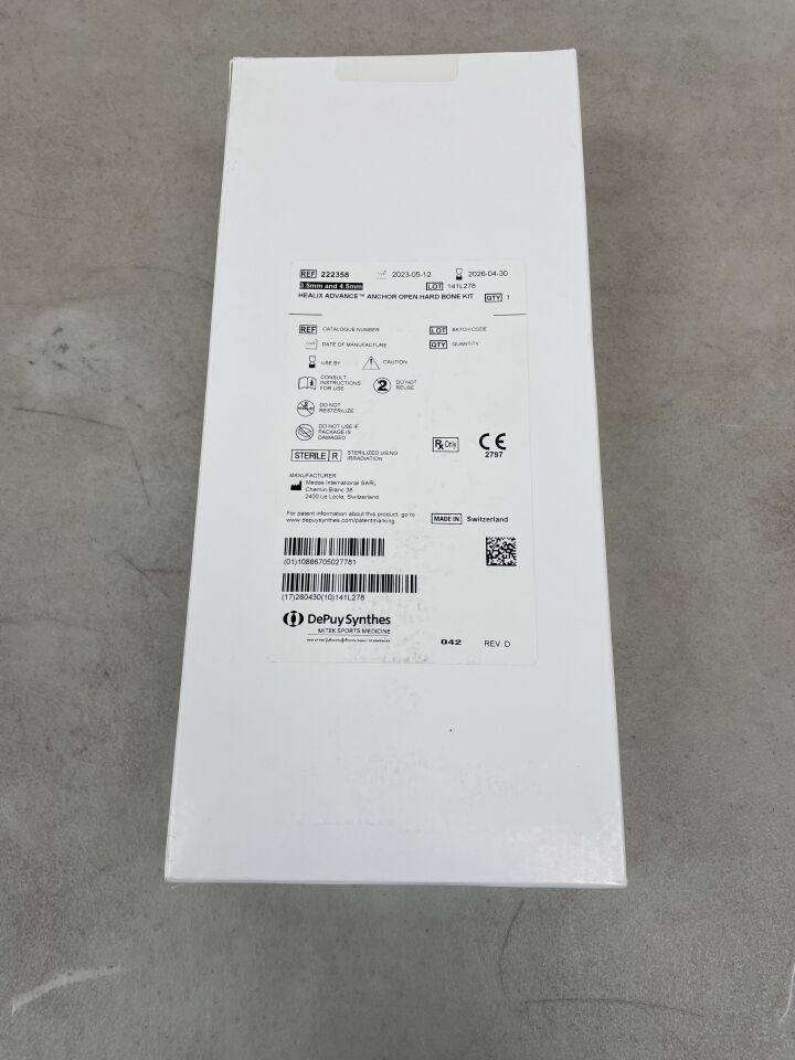 222358 - DEPUY - Healix Advance Open Hard Bone Kit, (BX/1) - ( Expiry Date: 2026-04-30 )