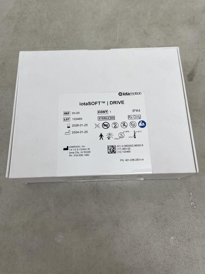 IM-00 - IOTAMOTION - iotaSOFT Drive Unit for Robotic-Assisted Surgery for Cochlear Implants, (BX/1) - ( Expiry Date: 2026-01-25 )