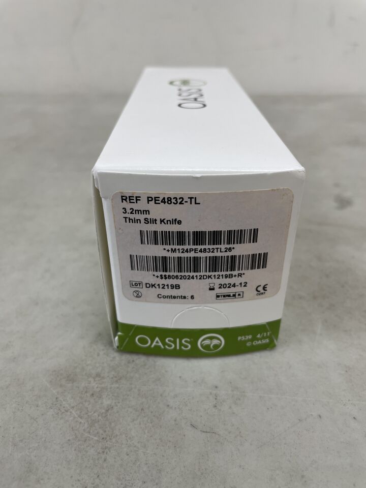 PE4832-TL - OASIS MEDICAL - Premier Edge 3.2mm Thin Slit Knife, Microsurgical Knife, (BX/1) - ( Expiry Date: 2024-12-01 )
