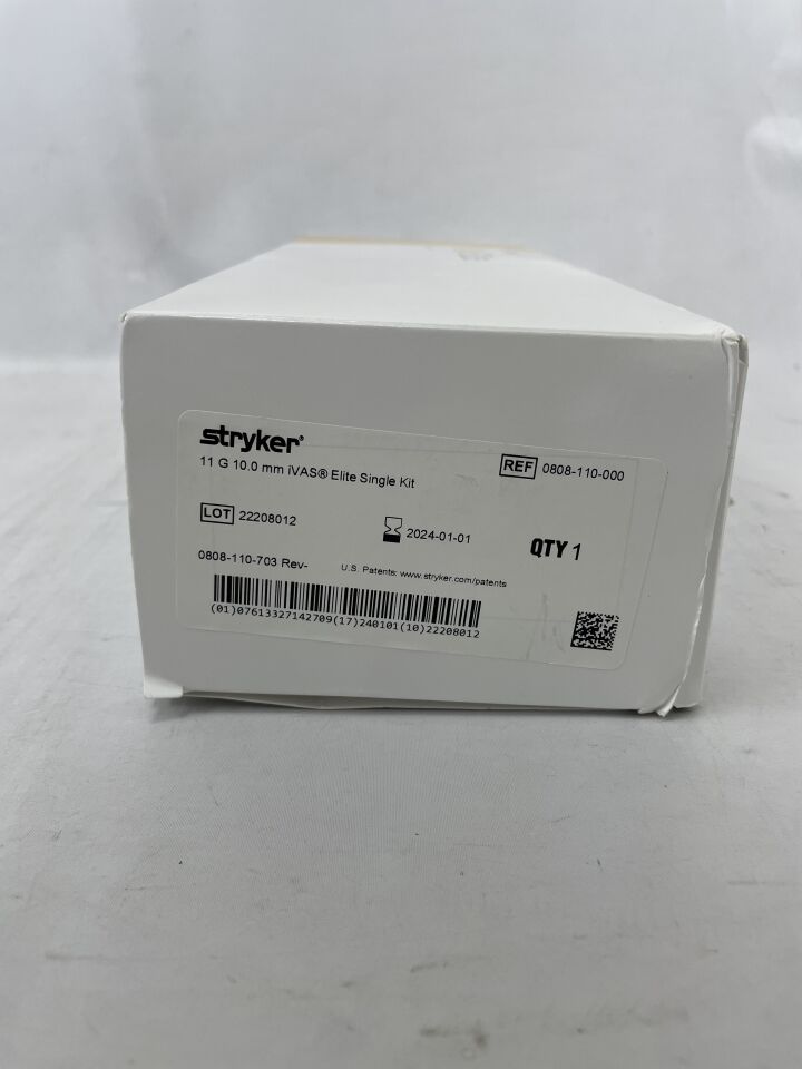 0808-110-000 - STRYKER - 11G 10.0mm iVAS Elite Single Kit, (BX/1) - ( Expiry Date: 2025-12-01 )