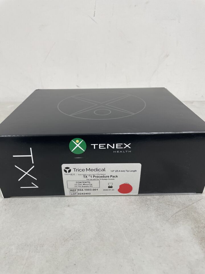 554-1003-001 - TENEX HEALTH - TX1 PROCEDURE PACK, 1.0", 25.4mm TIP LENGTH, (BX/1) - ( Expiry Date: 2026-01-23 )