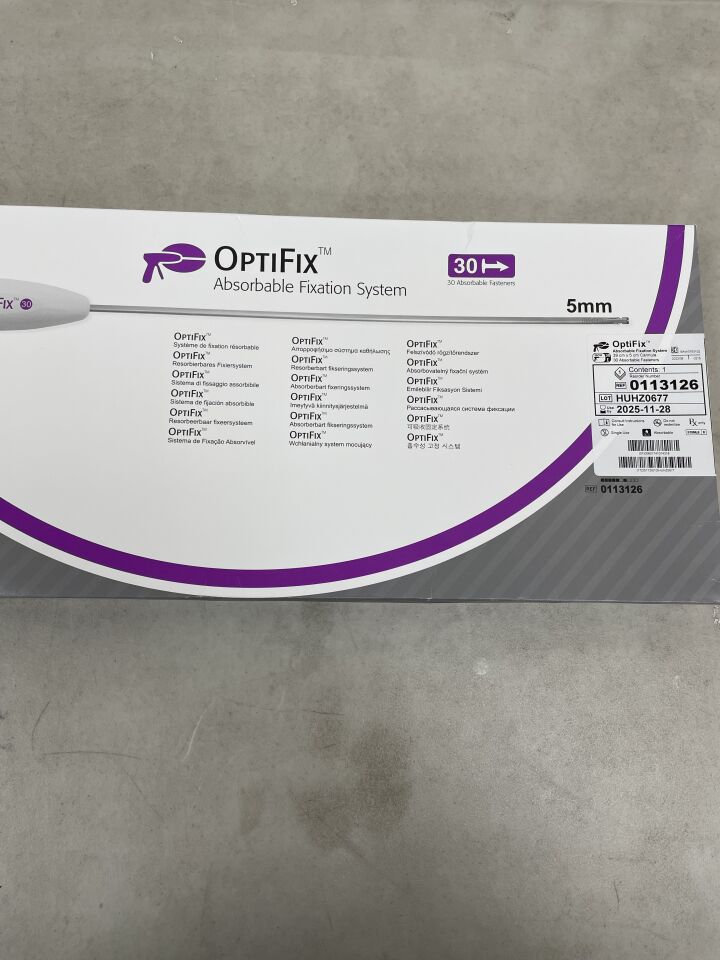 113126 - BARD - OptiFix Absorbable Fixation System, 30 Fasteners, (BX/1) - ( Expiry Date: 2025-11-28 )