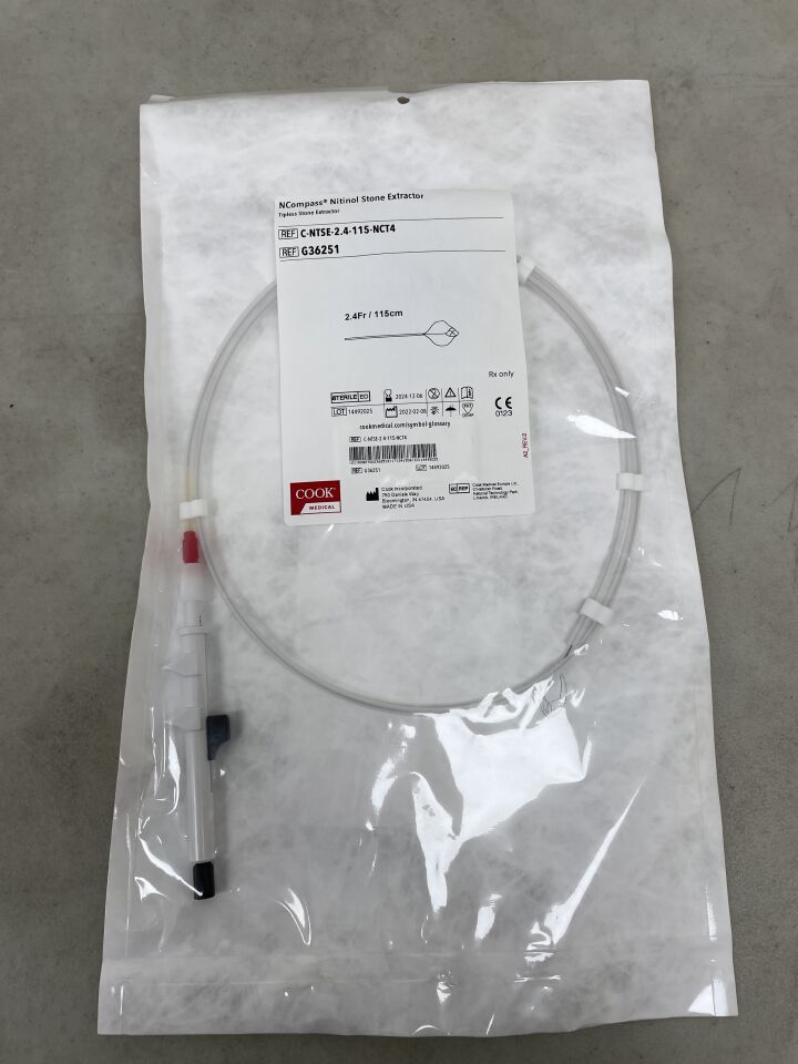 G36251 - COOK - NCompass Nitinol Stone Extractor Tipless 2.4F/115cm, (EA) - ( Expiry Date: 2024-12-06 )