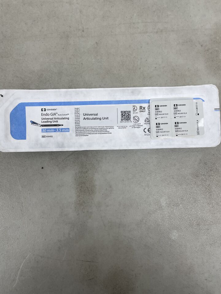 30452 - COVIDIEN - Endo GIA Universal Articulating Loading Unit 30mm - 3.5mm, (EA) - ( Expiry Date: 2017-11-30 )