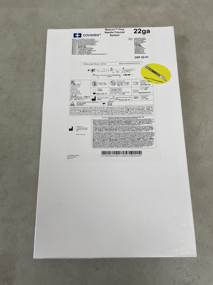DSF-22-01 - COVIDIEN - Beacon EUS Fine Needle Fiducial (FNF) Delivery System, 22G, (BX/1) - ( Expiry Date: 2025-08-14 )