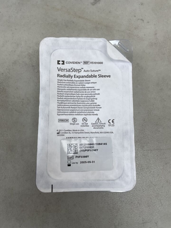 VS101000 - COVIDIEN - VersaStep Single-Use Radially Expandable Trocar Sleeve, 12 mm OD, (EA) - ( Expiry Date: 2025-05-31 )
